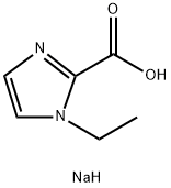 SODIUM 1-ETHYL-1H-IMIDAZOLE-2-CARBOXYLATE 结构式