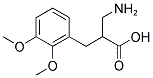 2-AMINOMETHYL-3-(2,3-DIMETHOXY-PHENYL)-PROPIONIC ACID 结构式