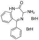 3-AMINO-5-PHENYL-1,3-DIHYDRO-BENZO[E][1,4]DIAZEPIN-2-ONE DIHYDROBROMIDE 结构式