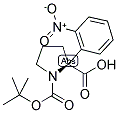Boc-(S)-(2-nitrophenyl)proline 结构式
