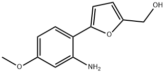 [5-(2-AMINO-4-METHOXY-PHENYL)-FURAN-2-YL]-METHANOL 结构式