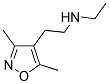 N-[2-(3,5-DIMETHYL-4-ISOXAZOLYL)ETHYL]-N-ETHYLAMINE 结构式