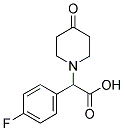 (4-氟苯基)-(4-酮哌啶-1-基)-乙酸 结构式