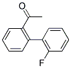 1-(2'-FLUORO[1,1'-BIPHENYL]-2-YL)ETHANONE 结构式