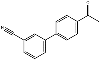 4'-ACETYL[1,1'-BIPHENYL]-3-CARBONITRILE 结构式