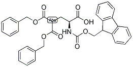 FMOC-L-GLA(OBZL)2-OH 结构式