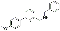 N-BENZYL(6-(4-METHOXYPHENYL)PYRIDIN-2-YL)METHANAMINE 结构式