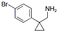 C-[1-(4-BROMO-PHENYL)-CYCLOPROPYL]-METHYLAMINE 结构式