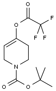 4-(2,2,2-TRIFLUORO-ACETOXY)-3,6-DIHYDRO-2H-PYRIDINE-1-CARBOXYLIC ACID TERT-BUTYL ESTER 结构式