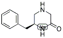 (S)-6-BENZYL-PIPERAZIN-2-ONE 结构式