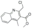 METHYL 2-(CHLOROMETHYL)-4-METHYLQUINOLINE-3-CARBOXYLATE 结构式