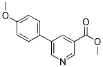 Methyl 5-(4-methoxyphenyl)nicotinate 结构式