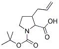 3-ALLYL-PYRROLIDINE-1,2-DICARBOXYLIC ACID 1-TERT-BUTYL ESTER 结构式