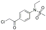 N-[4-(CHLOROACETYL)PHENYL]-N-ETHYLMETHANESULFONAMIDE 结构式