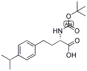 (S)-2-TERT-BUTOXYCARBONYLAMINO-4-(4-ISOPROPYL-PHENYL)-BUTYRIC ACID 结构式