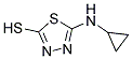 5-(CYCLOPROPYLAMINO)-1,3,4-THIADIAZOLE-2-THIOL 结构式