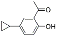 1-(5-CYCLOPROPYL-2-HYDROXYPHENYL)ETHANONE 结构式