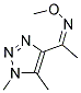 (1Z)-1-(1,5-DIMETHYL-1H-1,2,3-TRIAZOL-4-YL)ETHANONE O-METHYLOXIME 结构式