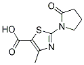 4-METHYL-2-(2-OXOPYRROLIDIN-1-YL)-1,3-THIAZOLE-5-CARBOXYLIC ACID 结构式