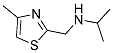 ISOPROPYL-(4-METHYL-THIAZOL-2-YLMETHYL)-AMINE 结构式