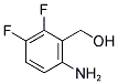 6-AMINO-2,3-DIFLUOROBENZENEMETHANOL 结构式