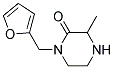 1-(2-FURYLMETHYL)-3-METHYLPIPERAZIN-2-ONE 结构式