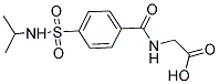 ([4-[(ISOPROPYLAMINO)SULFONYL]BENZOYL]AMINO)ACETIC ACID 结构式