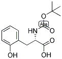 (S)-2-TERT-BUTOXYCARBONYLAMINO-3-(2-HYDROXY-PHENYL)-PROPIONIC ACID 结构式