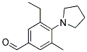 3-Ethyl-5-methyl-4-pyrrolidin-1-yl-benzaldehyde 结构式