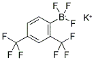 2,4-双(三氟甲基)苯基三氟硼酸钾 结构式