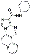 N-CYCLOHEXYLIMIDAZO[5,1-C]NAPHTHO[2,1-E][1,2,4]TRIAZINE-1-CARBOXAMIDE 结构式