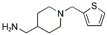 ([1-(2-THIENYLMETHYL)PIPERIDIN-4-YL]METHYL)AMINE 结构式