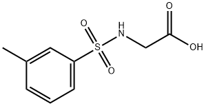 (M-TOLYLSULFONYL)GLYCINE 结构式