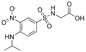 ([[4-(ISOPROPYLAMINO)-3-NITROPHENYL]SULFONYL]AMINO)ACETIC ACID 结构式