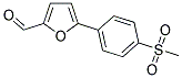 5-[4-(METHYLSULFONYL)PHENYL]-2-FURALDEHYDE 结构式