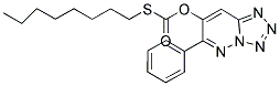 S-OCTYL O-(6-PHENYLTETRAZOLO[1,5-B]PYRIDAZIN-7-YL) THIOCARBONATE 结构式