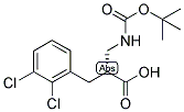 (R)-2-(TERT-BUTOXYCARBONYLAMINO-METHYL)-3-(2,3-DICHLORO-PHENYL)-PROPIONIC ACID 结构式