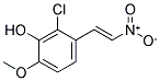 1-METHOXY-2-HYDROXY-3-CHLORO-4-(2-NITROVINYL)BENZENE 结构式