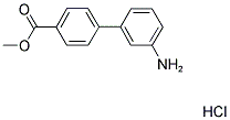 3'-AMINO-BIPHENYL-4-CARBOXYLIC ACID METHYL ESTER HCL 结构式