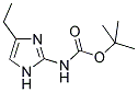 (4-Ethyl-1H-imidazol-2-yl)-carbamic acid tert-butyl ester 结构式