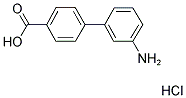 3'-AMINO-BIPHENYL-4-CARBOXYLIC ACID HCL 结构式