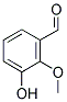 3-Hydroxy-2-methoxybenzaldehyde 结构式
