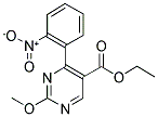 ETHYL-2-METHOXY-4-(2-NITROPHENYL)-5-PYRIMIDINE CARBOXYLATE 结构式