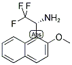 (1R)-2,2,2-TRIFLUORO-1-(2-METHOXYNAPHTHYL)ETHYLAMINE 结构式