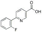 6-(2-FLUOROPHENYL)NICOTINIC ACID 结构式