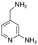 4-AMINOMETHYL-PYRIDIN-2-YLAMINE 结构式