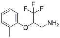 3,3,3-TRIFLUORO-2-O-TOLYLOXY-PROPYLAMINE 结构式