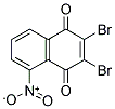 2,3-DIBROMO-5-NITRO-1,4-NAPHTHOQUINONE 结构式