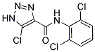 5-CHLORO-N-(2,6-DICHLOROPHENYL)-1H-1,2,3-TRIAZOLE-4-CARBOXAMIDE 结构式