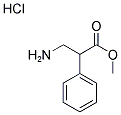 3-AMINO-2-PHENYL-PROPIONIC ACID METHYL ESTER HYDROCHLORIDE 结构式